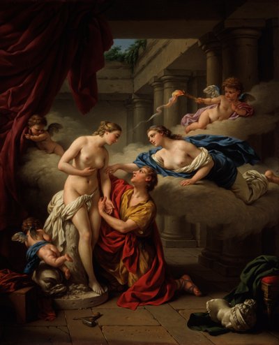 Pygmalion und Galatea, 1777 von Louis Jean François Lagrenée