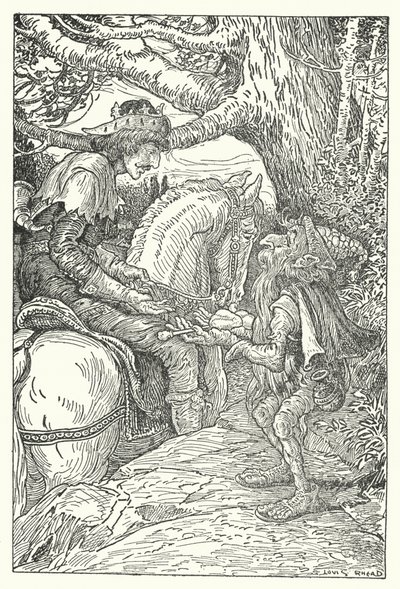 Das Wasser des Lebens (Lithografie) von Louis John Rhead