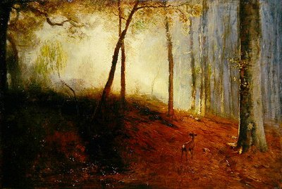 Hirsche im Wald von Louis Kolitz
