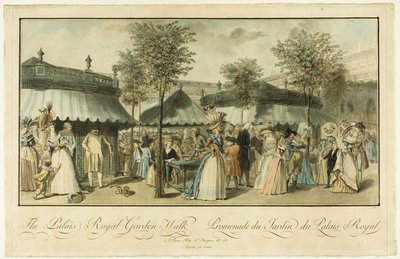 Spaziergang im Garten des Palais Royal von Louis Lecoeur