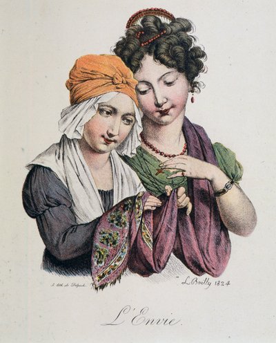 Die sieben Todsünden: Neid von Boilly von Louis Leopold Boilly