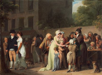 Der Kartenspieler auf dem Boulevard von Louis Leopold Boilly
