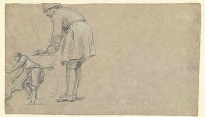 Figurenstudien (verso) von Louis Licherie de Beurie