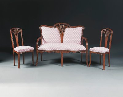 Mahagoni-Salon-Suite, ca. 1900 von Louis Majorelle