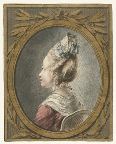 Porträt einer jungen Frau von Louis Marin Bonnet