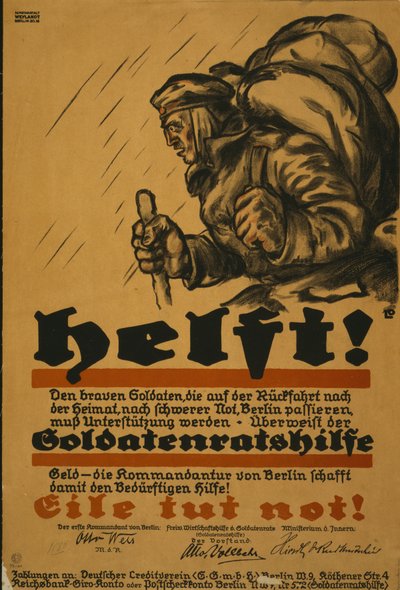 Hilfe!, 1918 von Louis Oppenheim