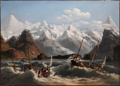 Schiffswrack vor der Küste Alaskas von Louis Philippe Crepin
