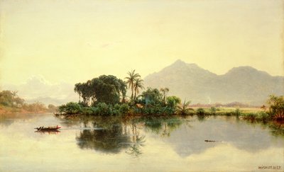Am Orinoco, Venezuela, 1857 von Louis Rémy Mignot