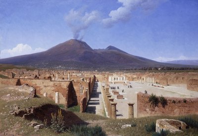 Vesuv von Pompeji, 1883 von Louis Spangenberg