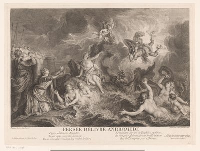 Perseus befreit Andromeda von Louis Surugue