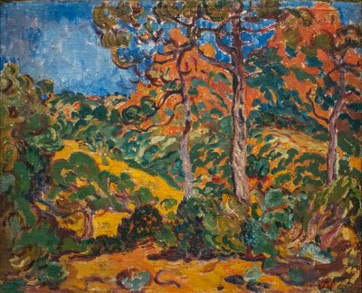 Sonnenlicht unter den Bäumen von Louis Valtat