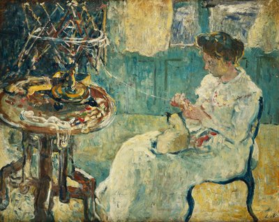 Frau mit Spule von Louis Valtat