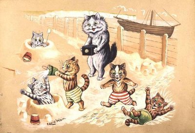 Freuden am Meer von Louis Wain
