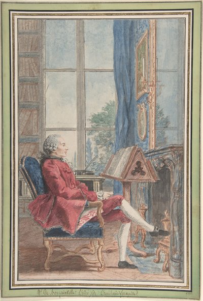 Jean-Pierre de Bougainville, 1760 von Louis de Carmontelle