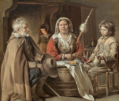 Bauerninterieur, ca. 1645 von Louis le Nain