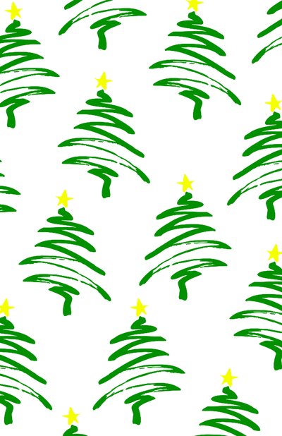 Funky Weihnachtsbäume von Louisa Hereford