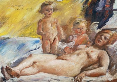 Akt mit Putten von Lovis Corinth