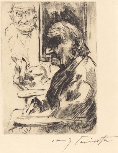 Alter Mann von Lovis Corinth