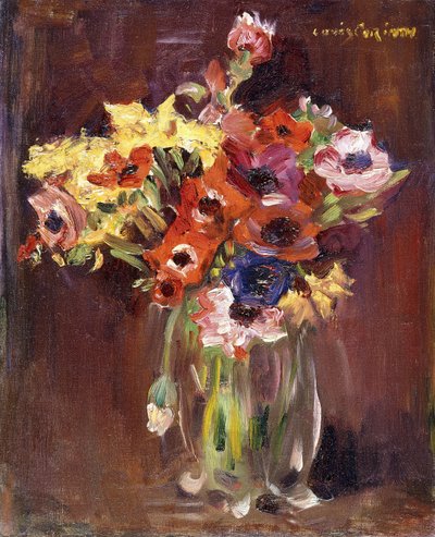 Anemonen, 1910 von Lovis Corinth