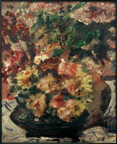 Blumen im Bronzekübel von Lovis Corinth