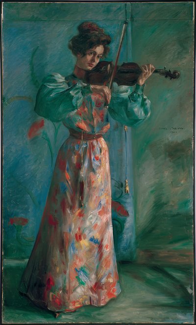 Die Geigenspielerin von Lovis Corinth