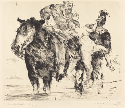 Frauenräuber Vergewaltigung, 1920 von Lovis Corinth