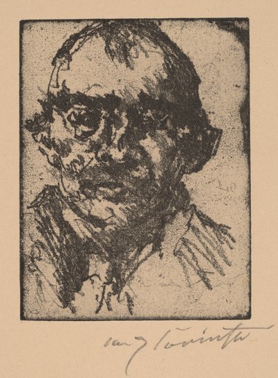 Selbstbildnis, 1920-1921 von Lovis Corinth