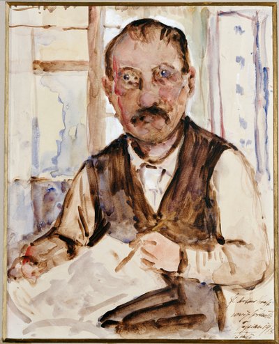 Selbstporträt, 1918 von Lovis Corinth