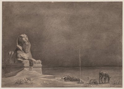 Ruhe auf der Flucht nach Ägypten von Luc Olivier Merson