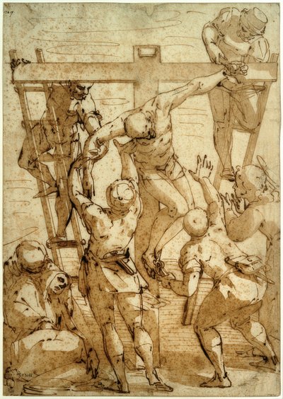 Die Kreuzabnahme von Luca Cambiaso