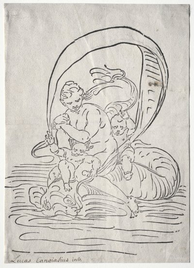 Der Triumph der Amphitrite von Luca Cambiaso