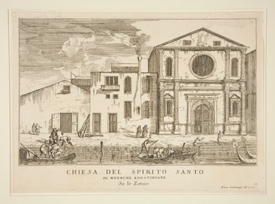 Chiesa del Spirtio Santo von Luca Carlevarijs