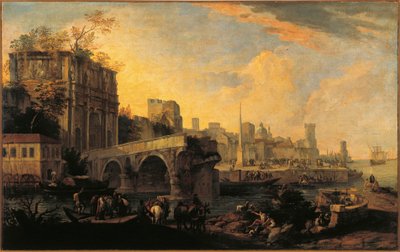Dalmatinischer Hafen von Luca Carlevaris