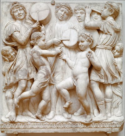 La Cantoria (Basrelief aus Marmor) von Luca Della Robbia