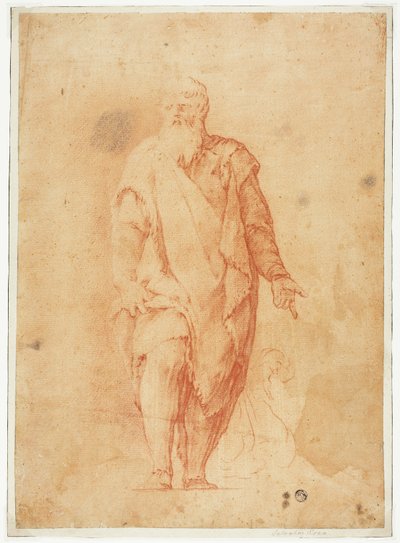 Stehender bärtiger Mann von Luca Giordano