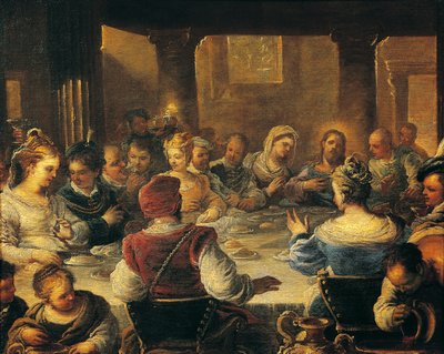 Hochzeit zu Kana von Luca Giordano