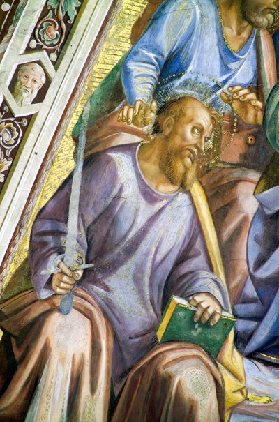 Apostel, Detail des Heiligen Paulus von Luca Signorelli
