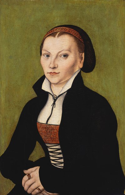 Porträt von Katharina von Bora von Lucas Cranach