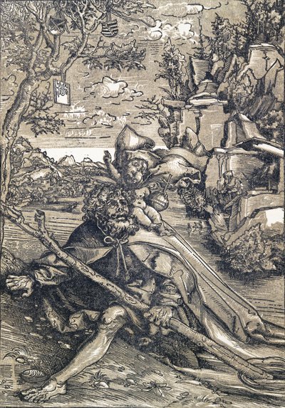 Der heilige Christophorus, 1506-9 von Lucas Cranach