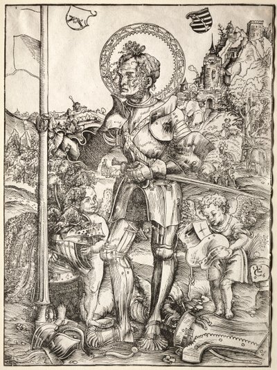 Heiliger Georg stehend von Lucas Cranach