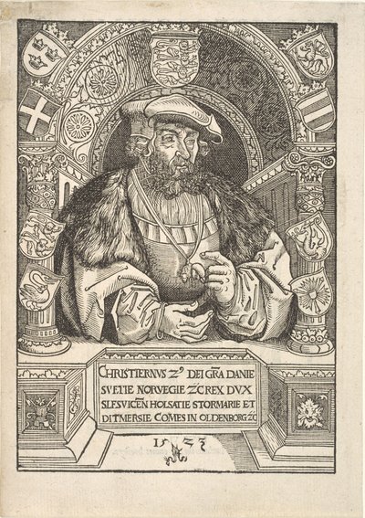 König Christian II. von Dänemark von Lucas Cranach d.Æ.