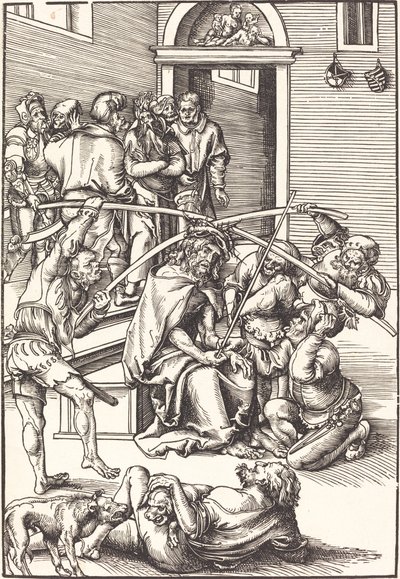 Christus mit Dornen gekrönt von Lucas Cranach the Elder