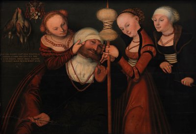 Herkules und Omphale von Lucas Cranach the Elder