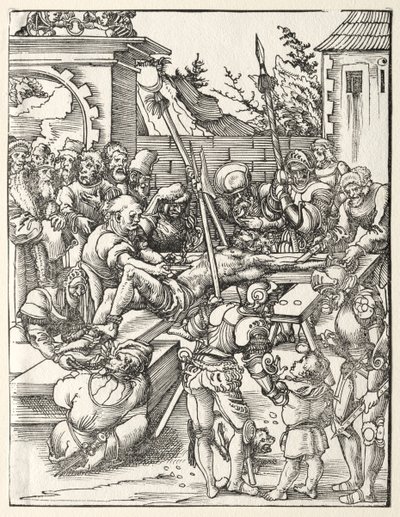 Martyrium des heiligen Bartholomäus von Lucas Cranach the Elder