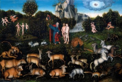 Paradies von Lucas Cranach the Elder