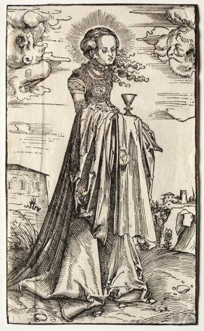 St. Barbara von Lucas Cranach the Elder