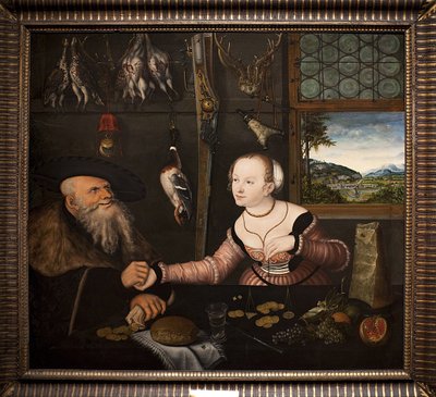 Das ungleiche Paar von Lucas Cranach the Elder