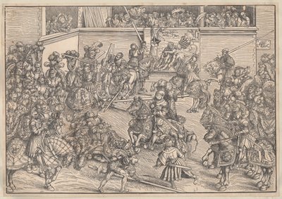 Turnier, 1509 von Lucas Cranach the Elder