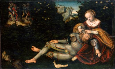 Simson und Delila von Lucas Cranach the Younger