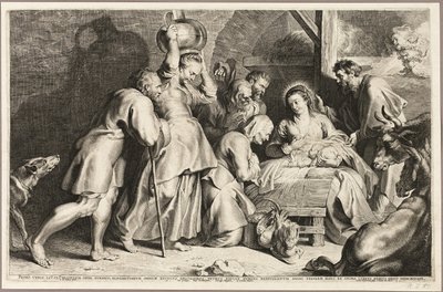 Anbetung der Hirten von Lucas Emil Vorsterman